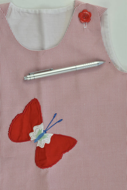 Handmade Size approx 2 Butterfly Dress