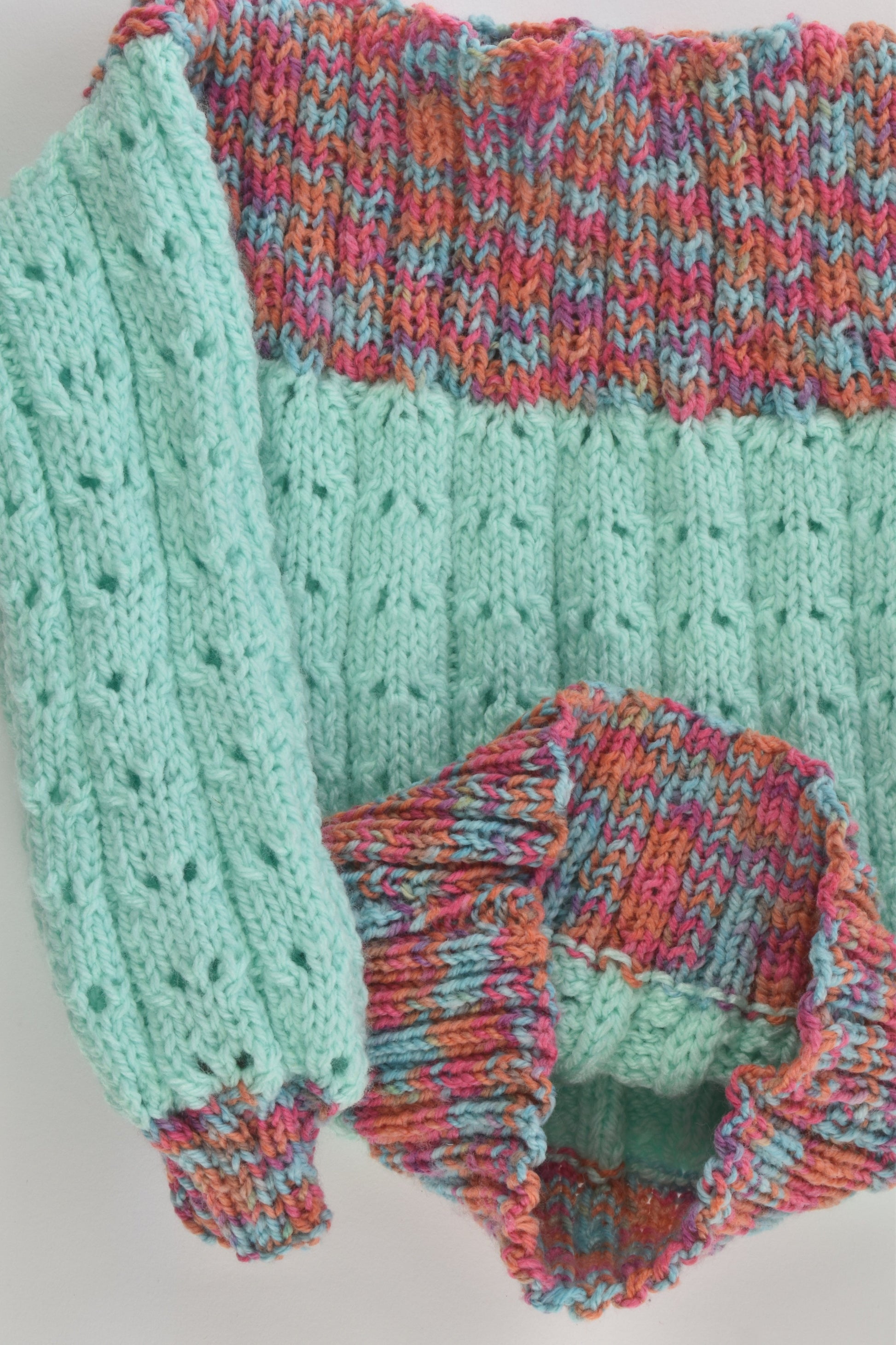 Handmade Size approx 2 Knit Jumper