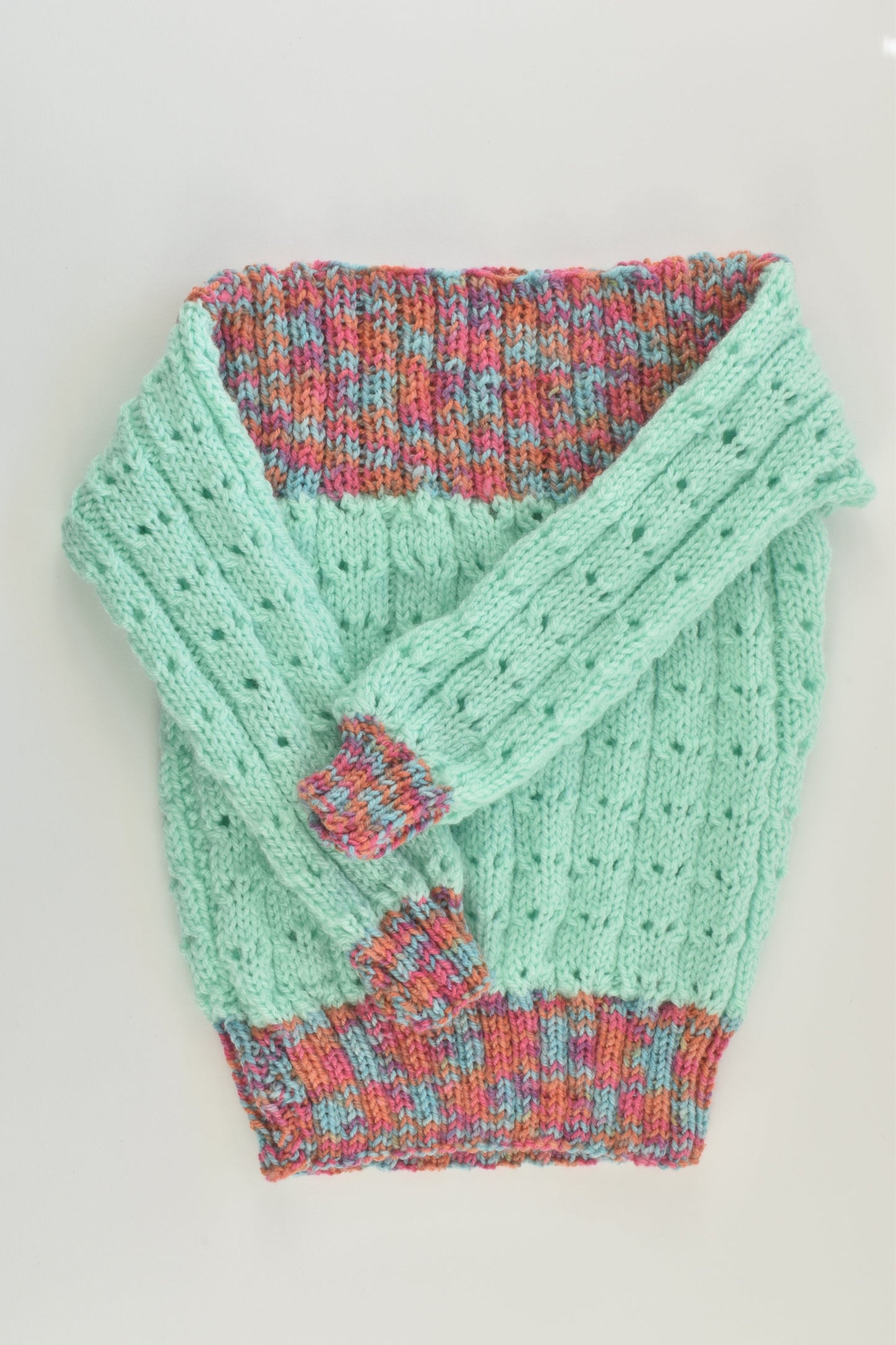 Handmade Size approx 2 Knit Jumper