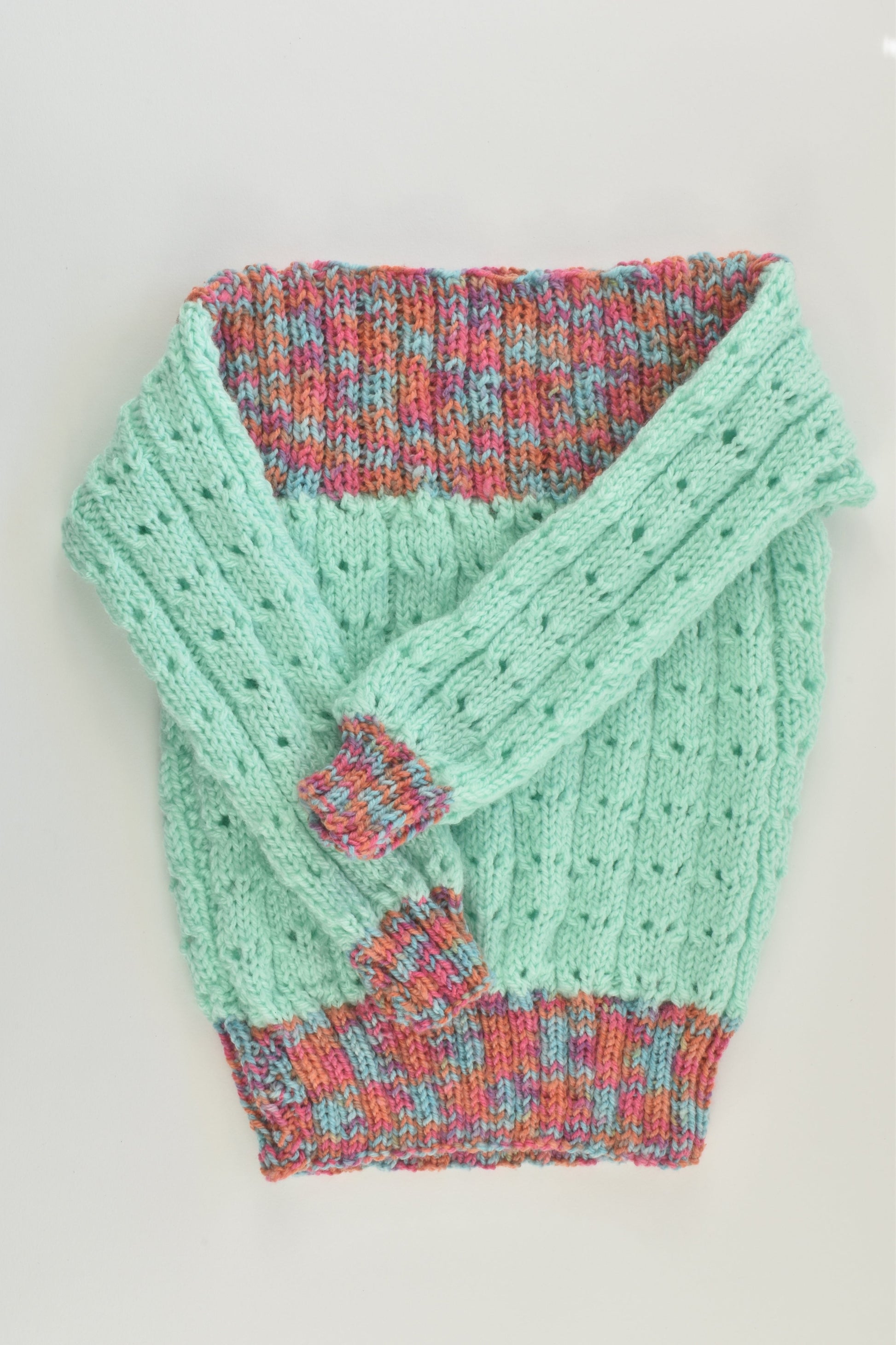 Handmade Size approx 2 Knit Jumper