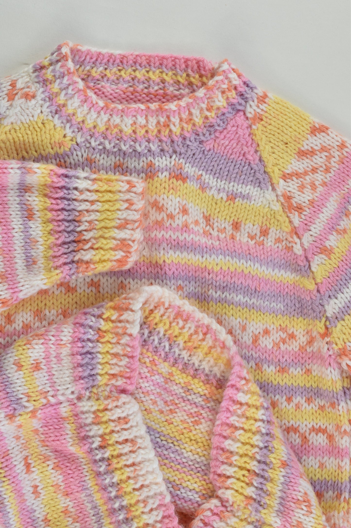 Handmade Size approx 2 Knitted Jumper