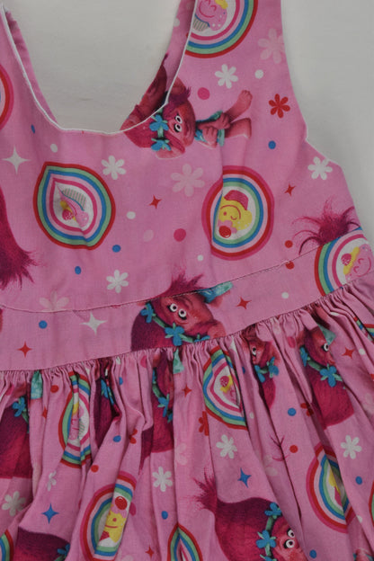 Handmade Size approx 2 Rainbow Trolls Dress