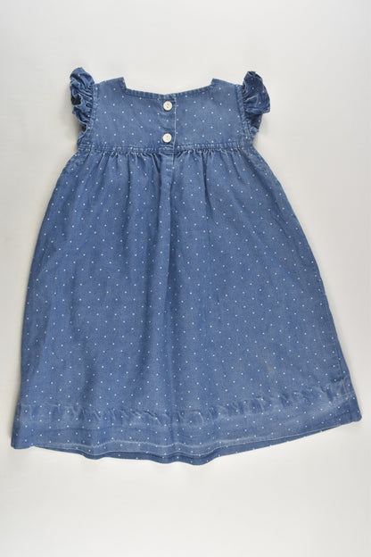 Handmade Size approx 3-4 Denim Dress