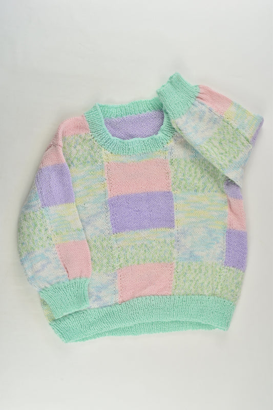 Handmade Size approx 3-4 Knit Jumper