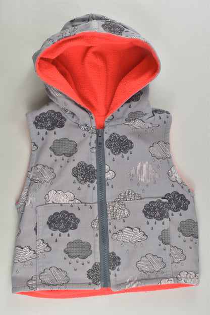 Handmade Size approx 3 Fleece Lined Vest