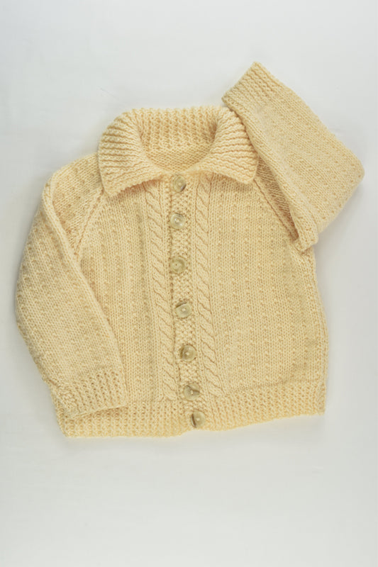 Handmade Size approx 3 Knit Cardigan