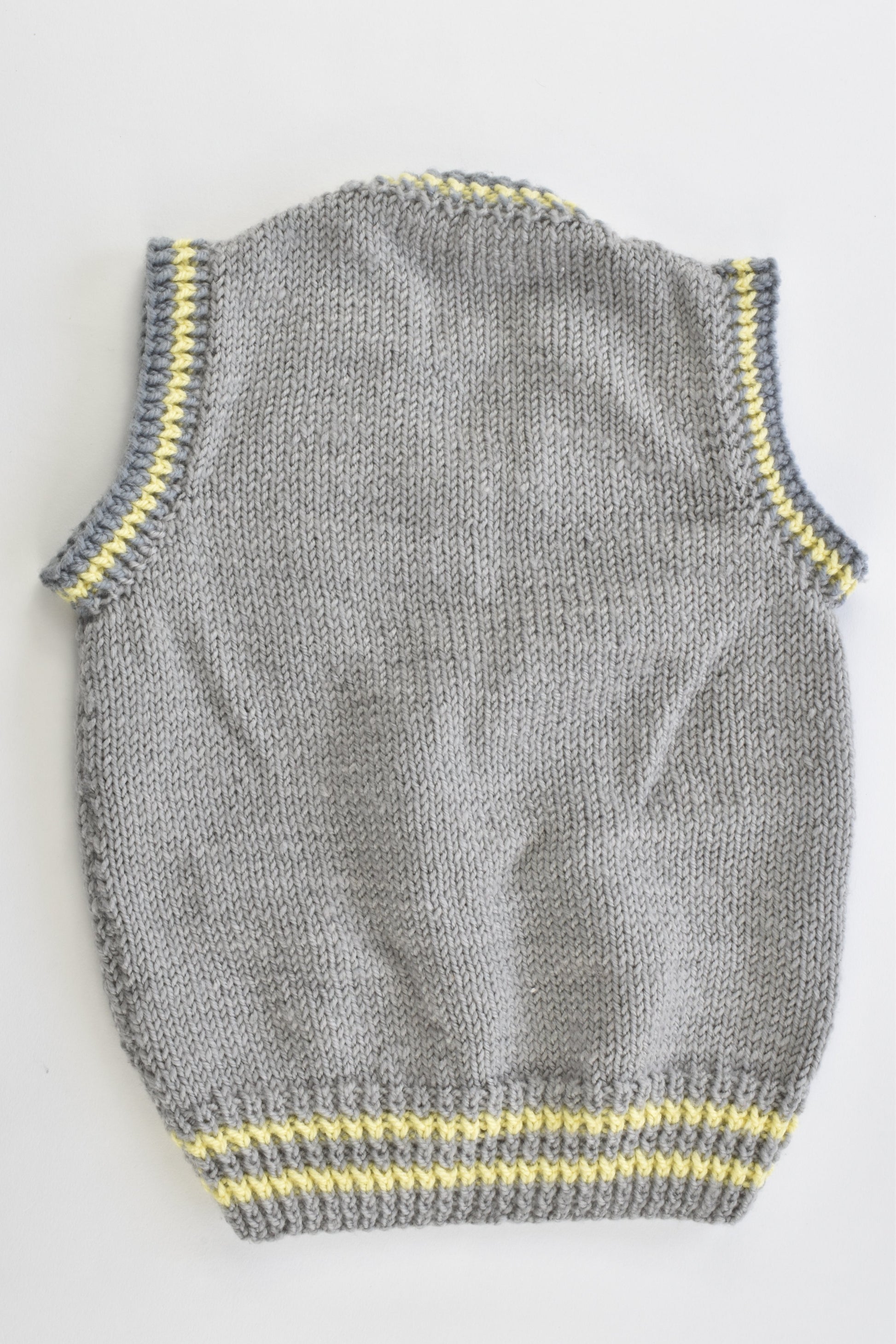 Handmade Size approx 3 Knitted Vest