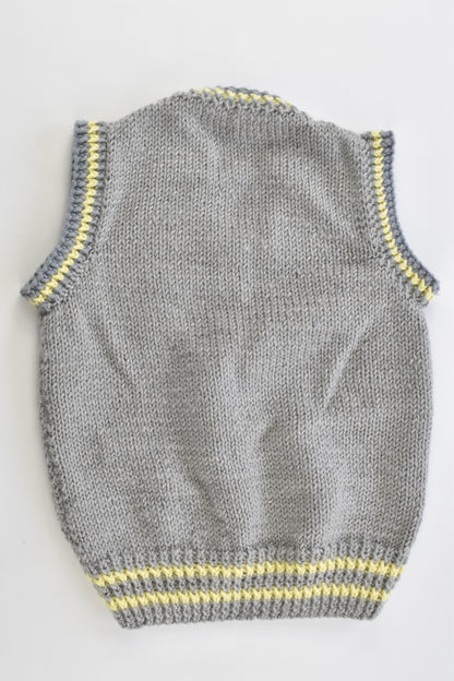 Handmade Size approx 3 Knitted Vest