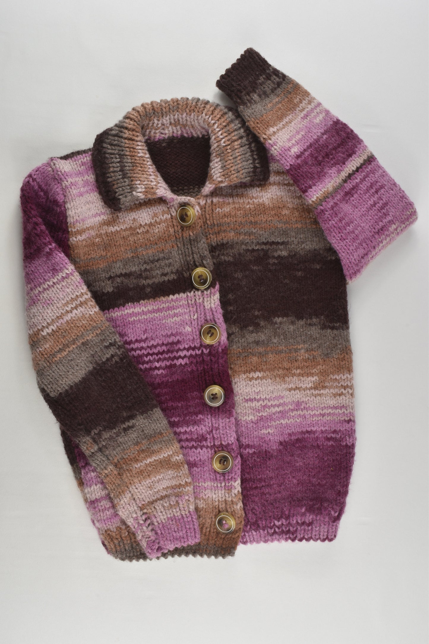 Handmade Size approx 4-5 Knitted Cardigan