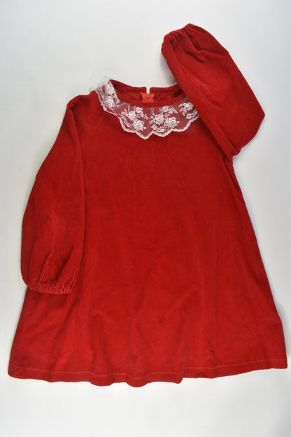 Handmade Size approx 4 Cord Dress