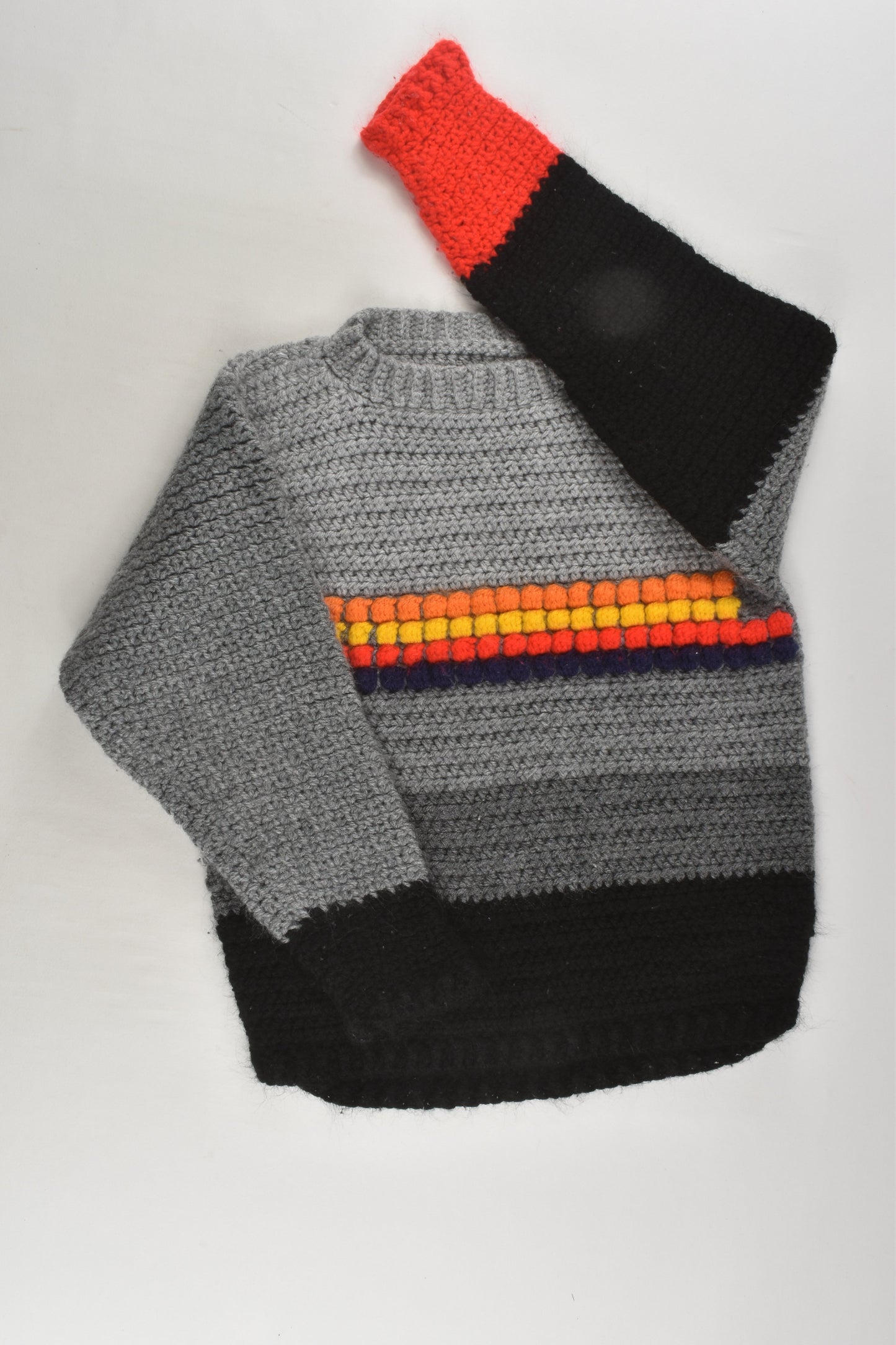 Handmade Size approx 4 Knit Jumper