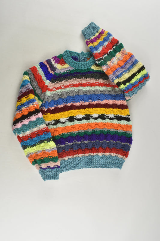 Handmade Size approx 4 Knit Jumper