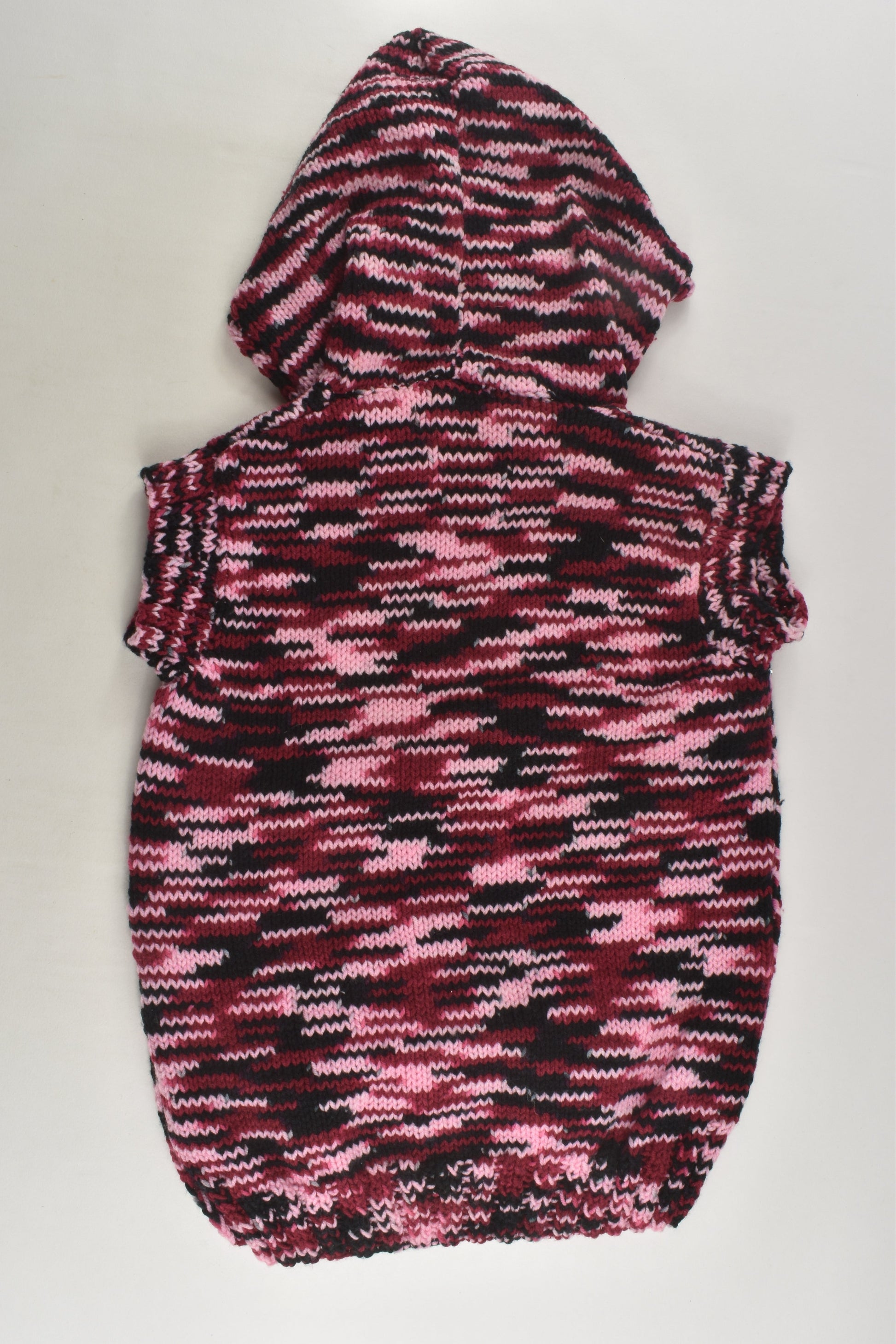 Handmade Size approx 4 Knit Sleeveless Jumper