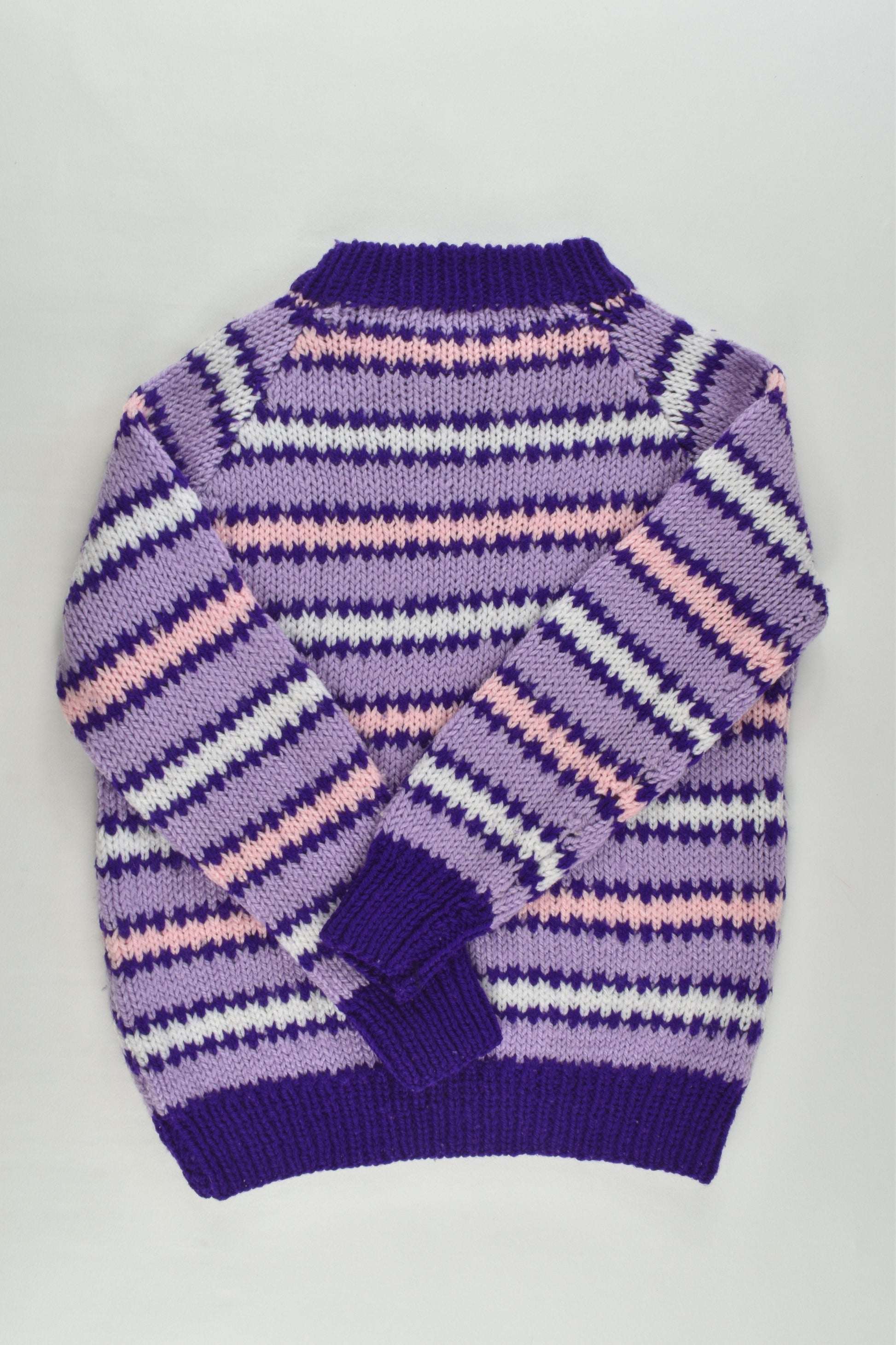 Handmade Size approx 4 Knitted Jumper