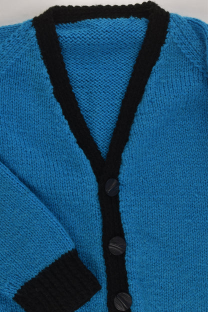 Handmade Size approx 5 Knitted Cardigan