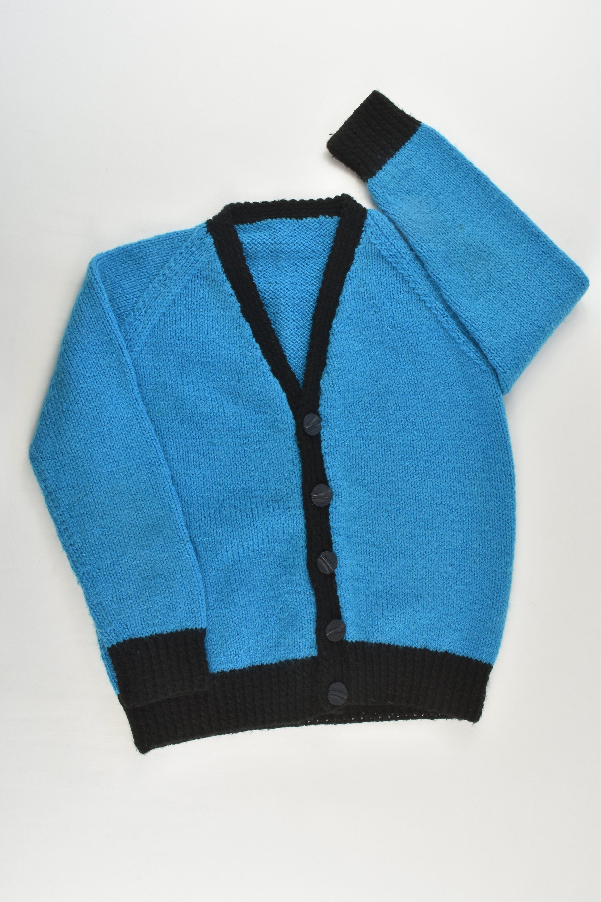 Handmade Size approx 5 Knitted Cardigan