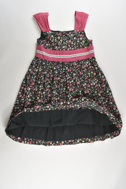 Handmade Size approx 6-7 Lined Floral Dress