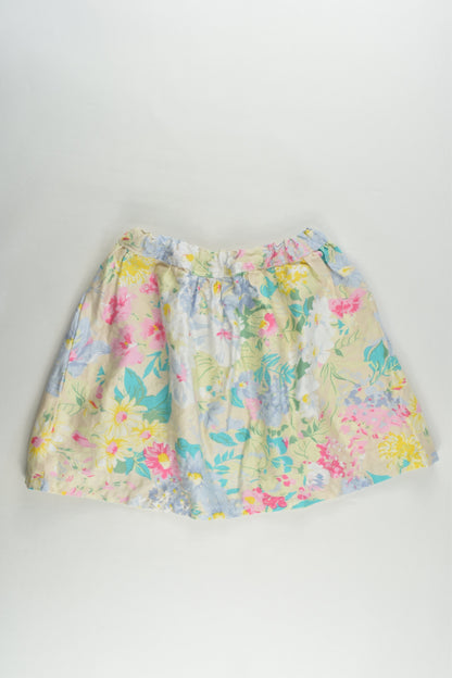Handmade Size approx 6-8 Floral Skirt