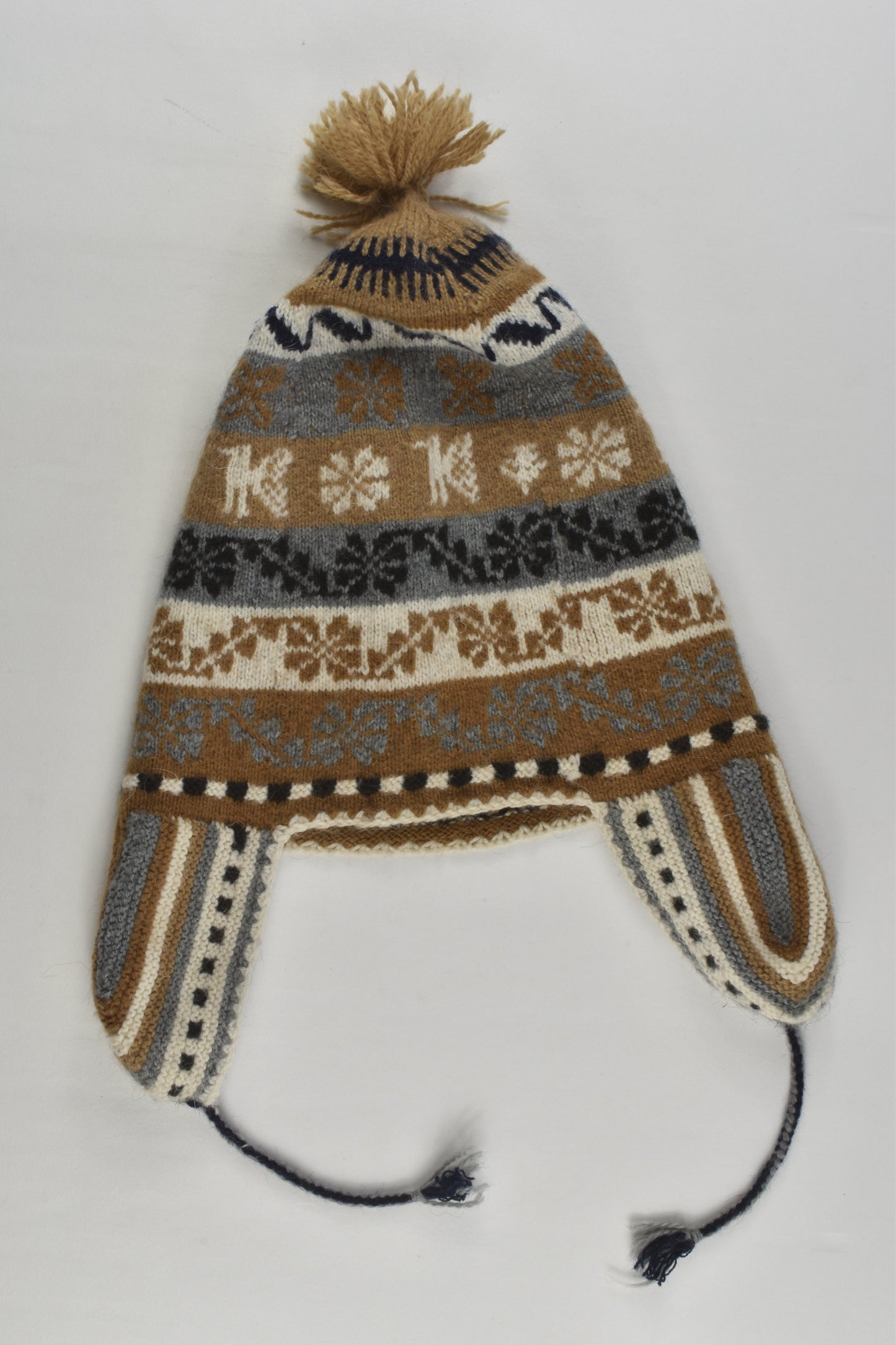 Handmade Size approx 6-8 Peruvian Style Beanie