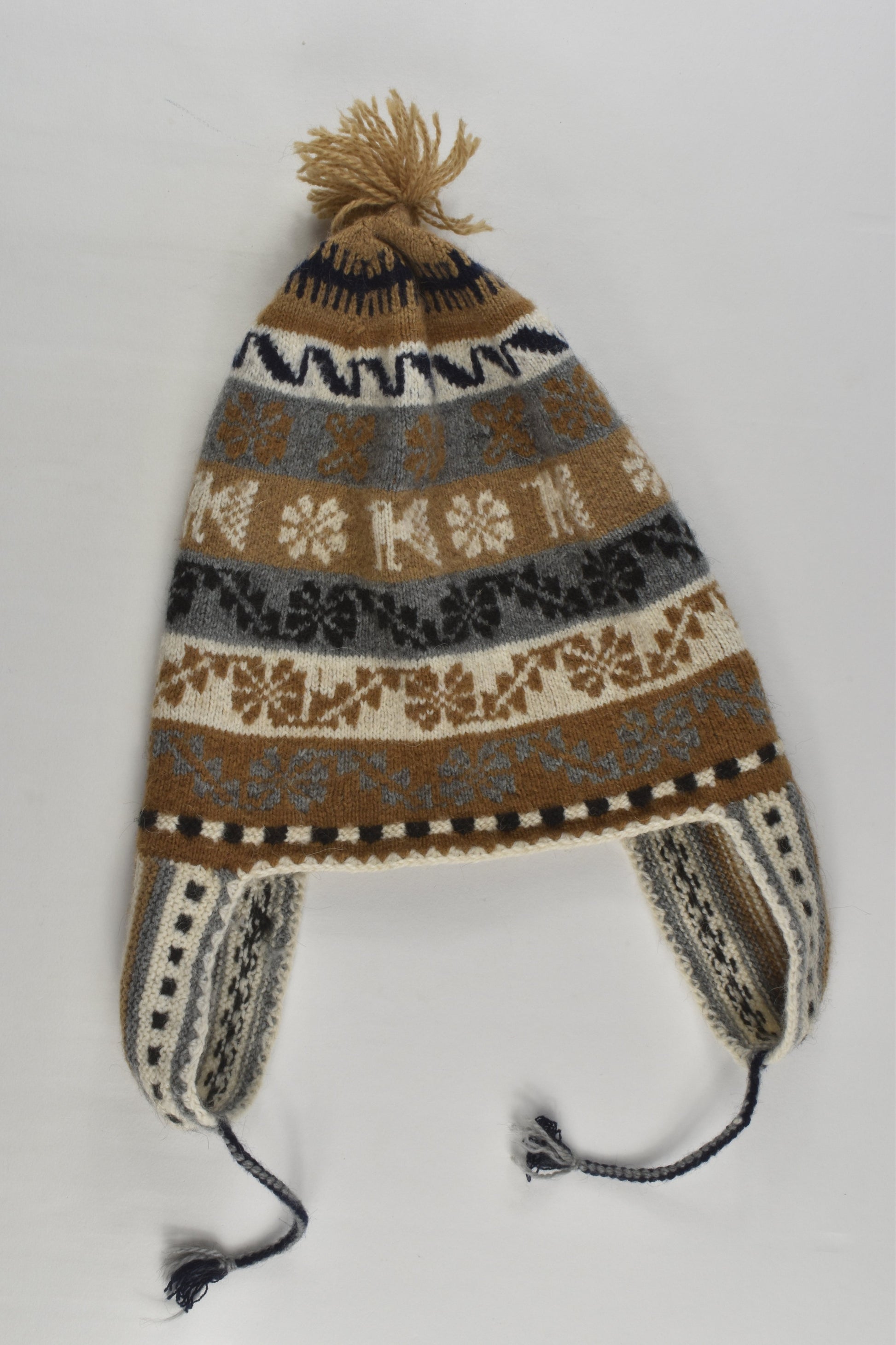 Handmade Size approx 6-8 Peruvian Style Beanie