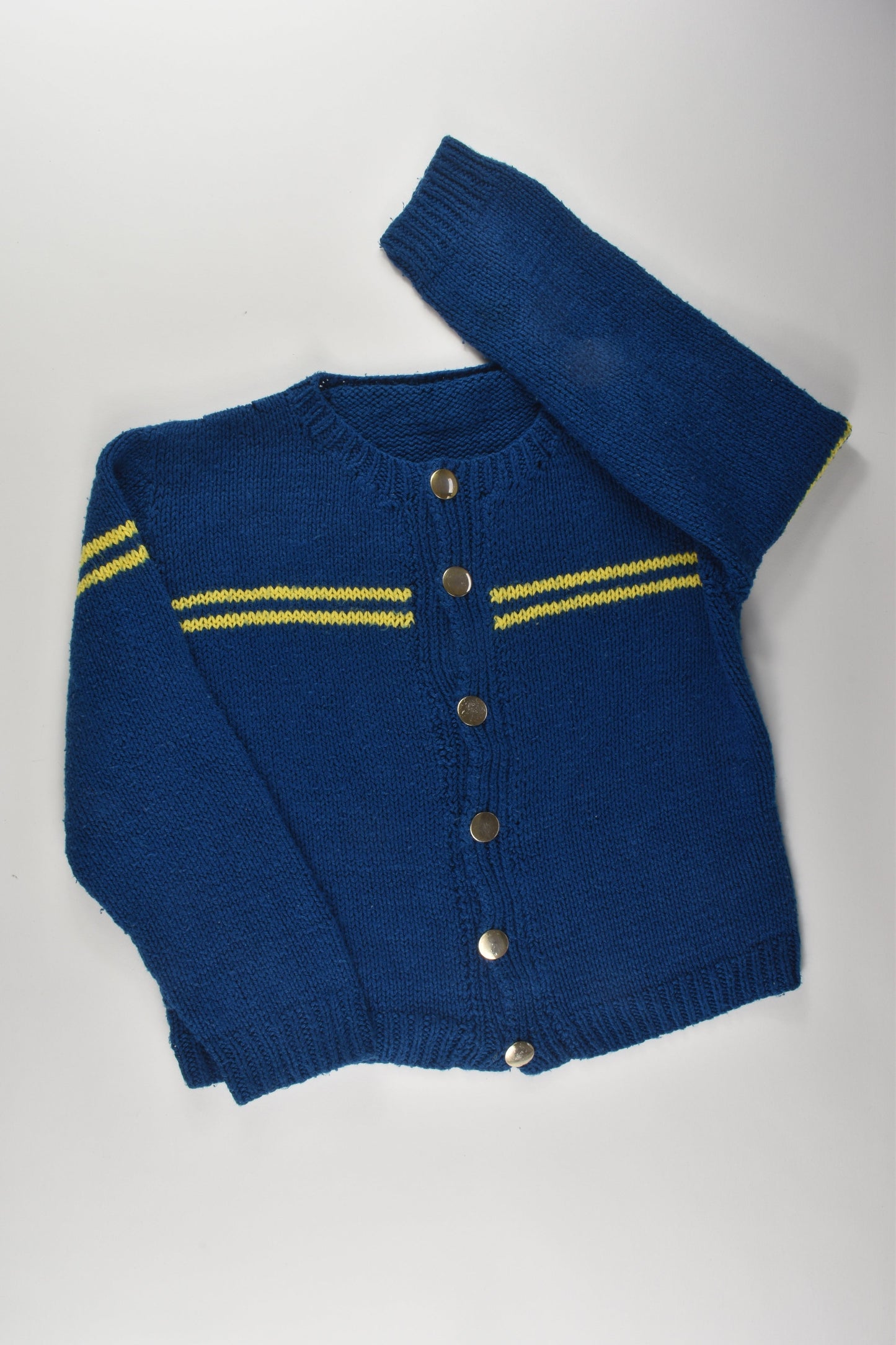 Handmade Size approx 7-8 Knit Cardigan