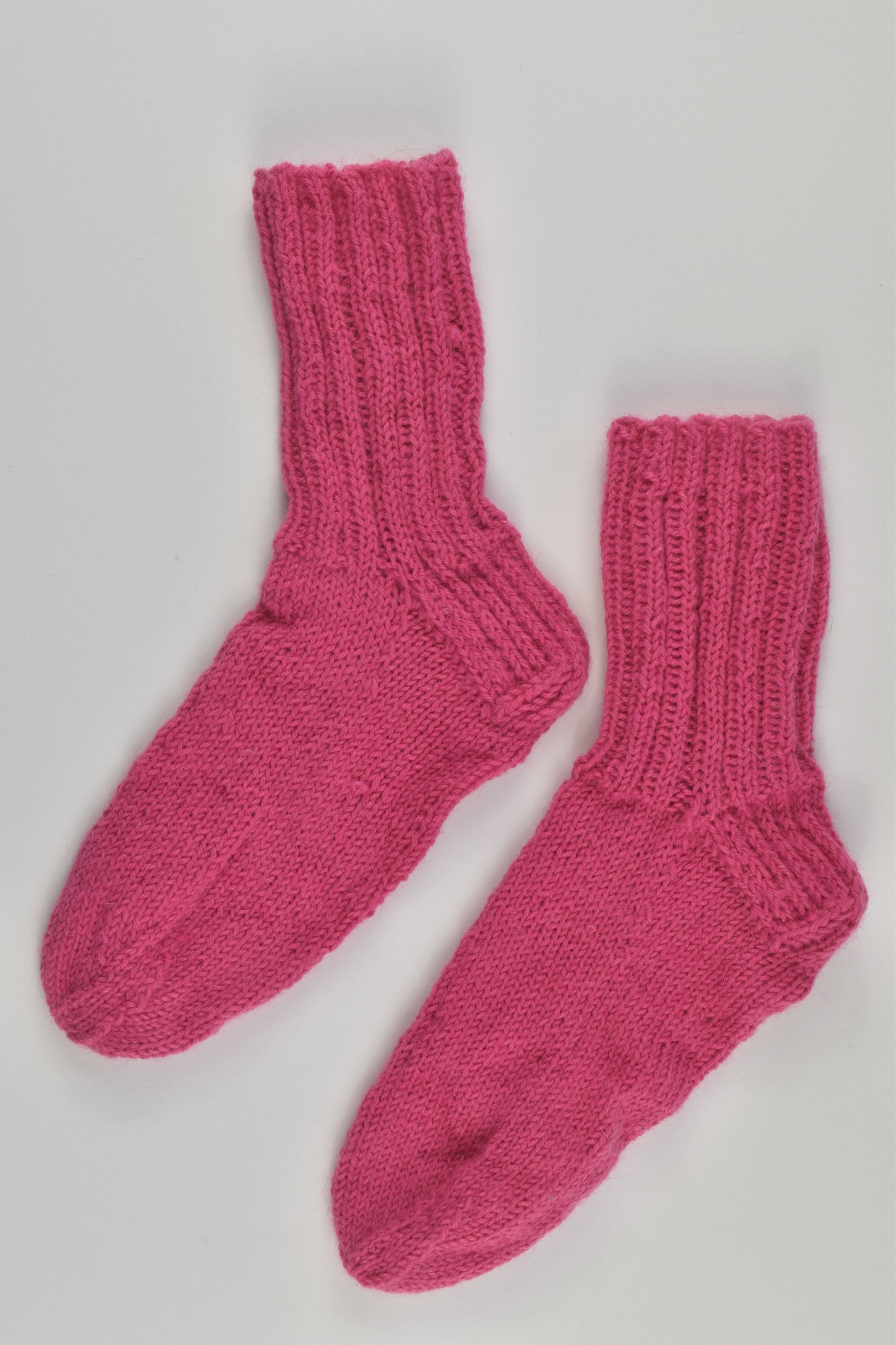 Handmade Size approx 8-10 years Wool Socks