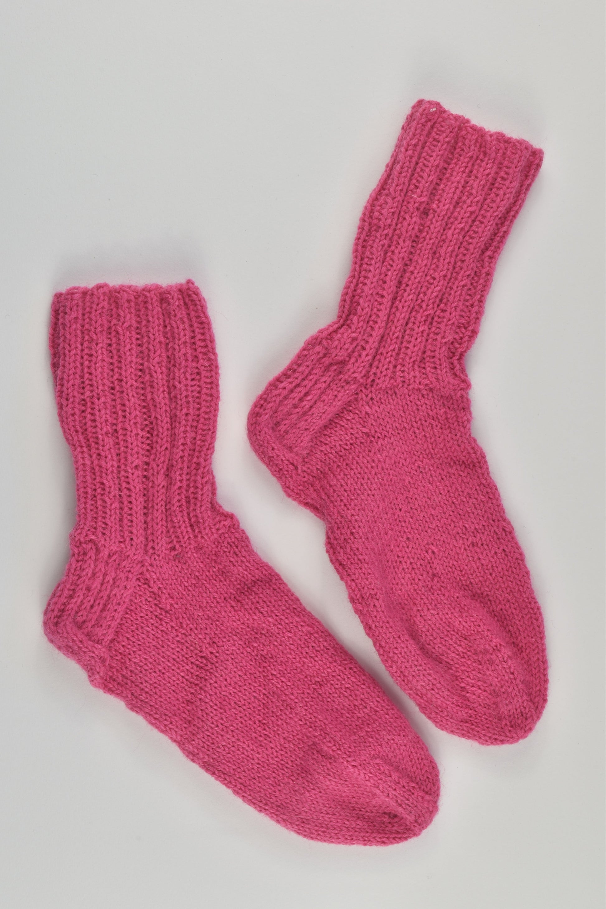 Handmade Size approx 8-10 years Wool Socks