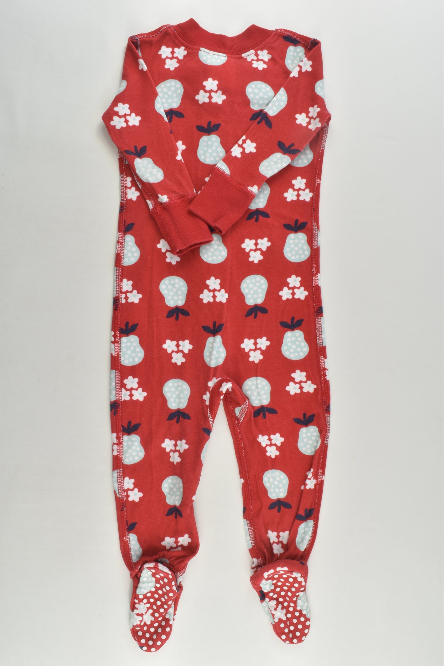 Hanna Andersson Size 00 (60 cm, 3-6 months) Footed Romper