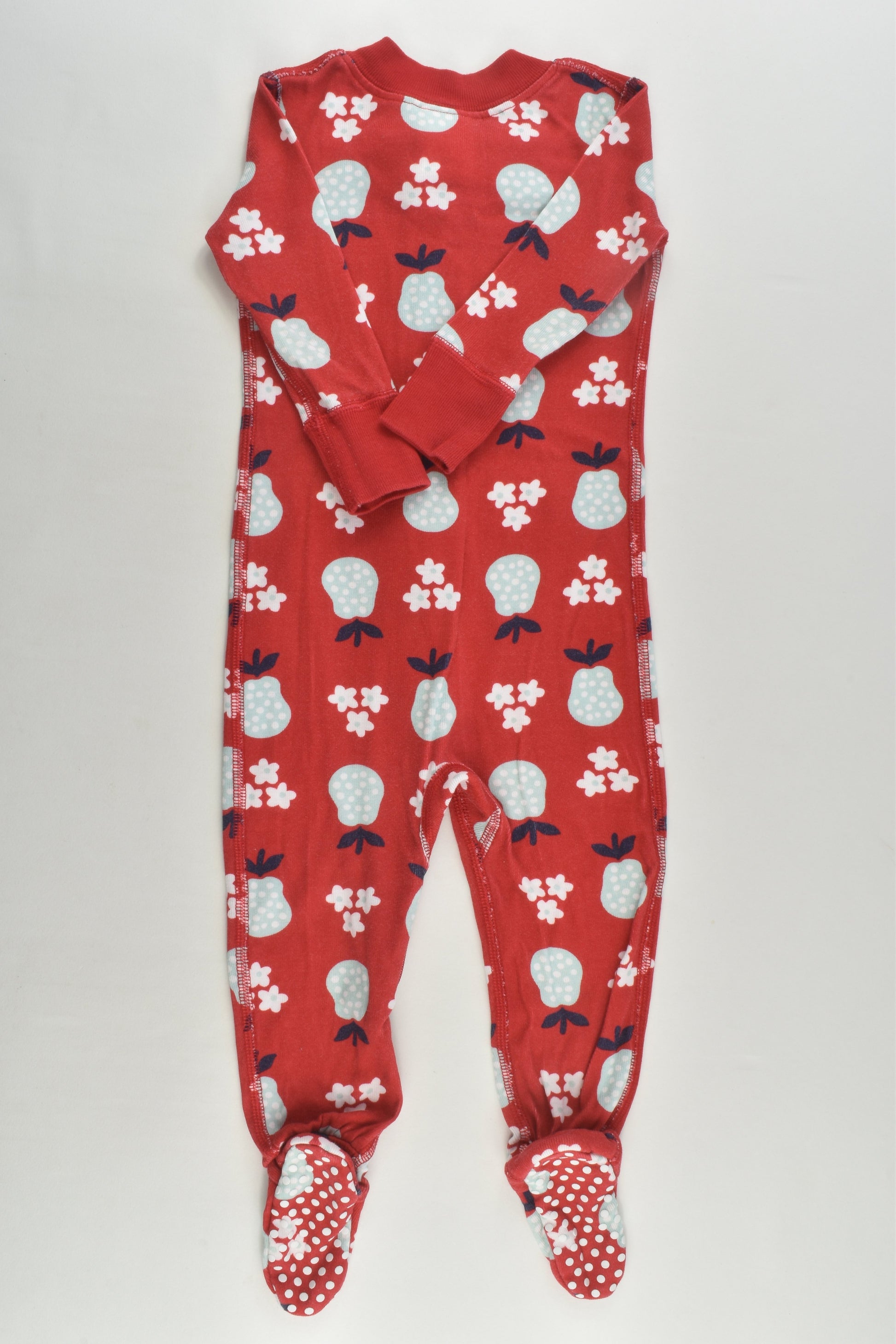 Hanna Andersson Size 00 (60 cm, 3-6 months) Footed Romper