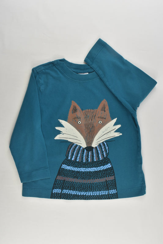 Hanna Andersson Size 2-3 (90 cm) Fox Top