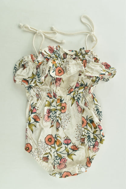 Harlow & Frankie Size 1 Floral Romper
