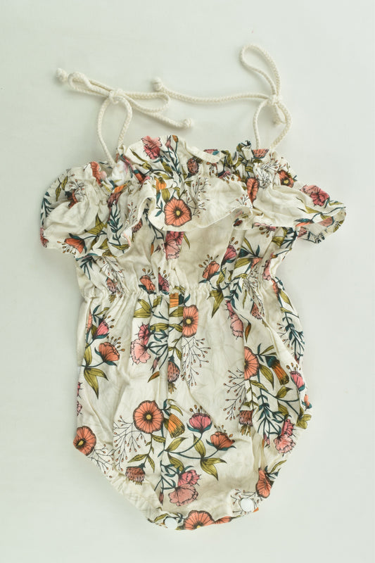Harlow & Frankie Size 1 Floral Romper