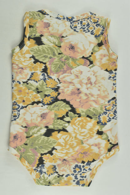 He and Her Size 1 Floral Bodysuit