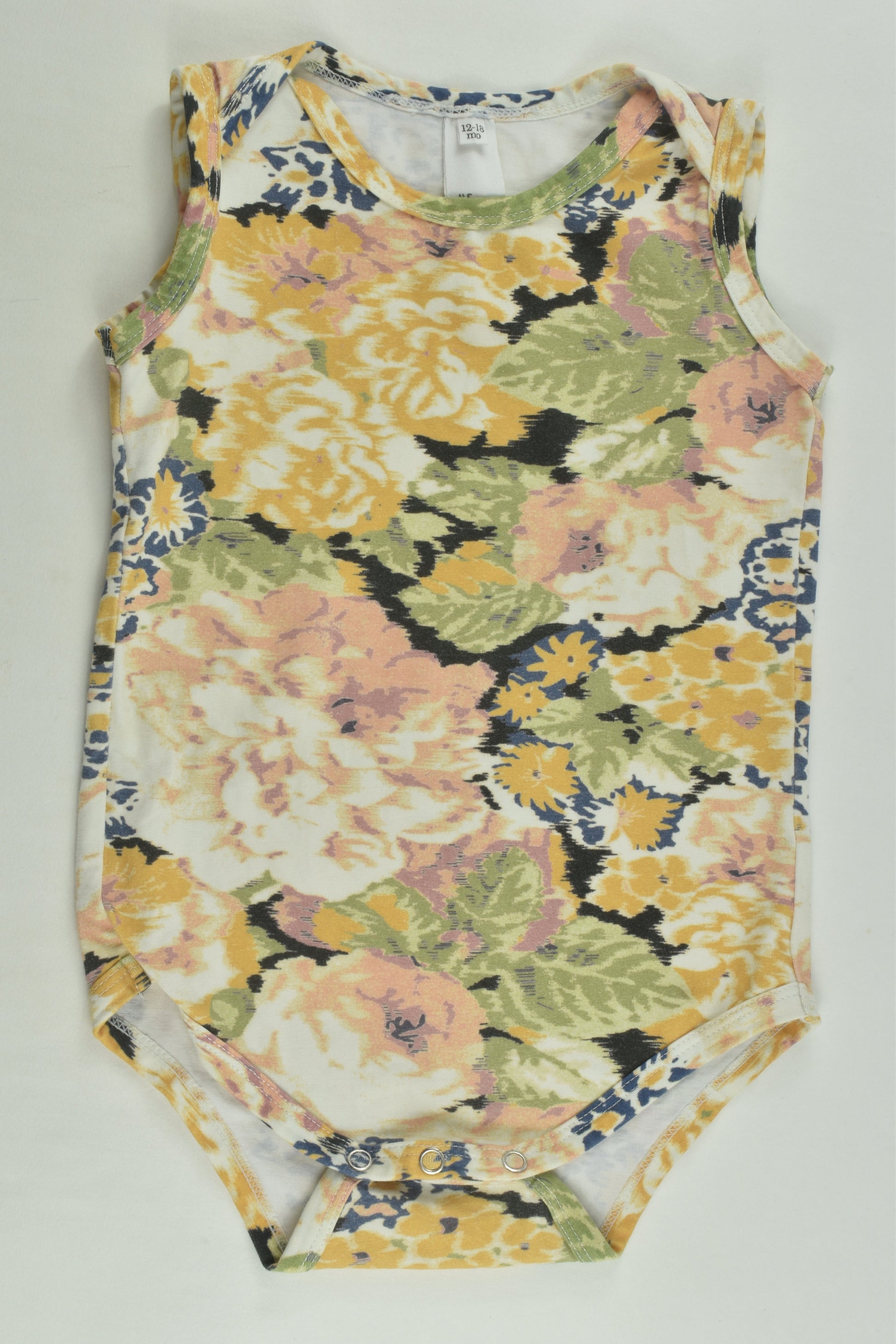 He and Her Size 1 Floral Bodysuit