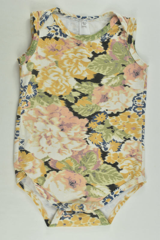 He and Her Size 1 Floral Bodysuit