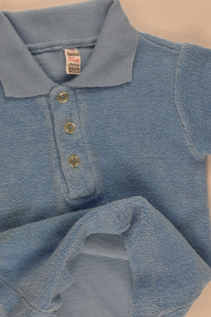Henkel Plüsch Size 2-3 Vintage Terry Collared T-shirt
