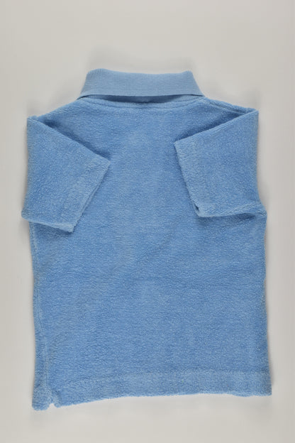 Henkel Plüsch Size 2-3 Vintage Terry Collared T-shirt