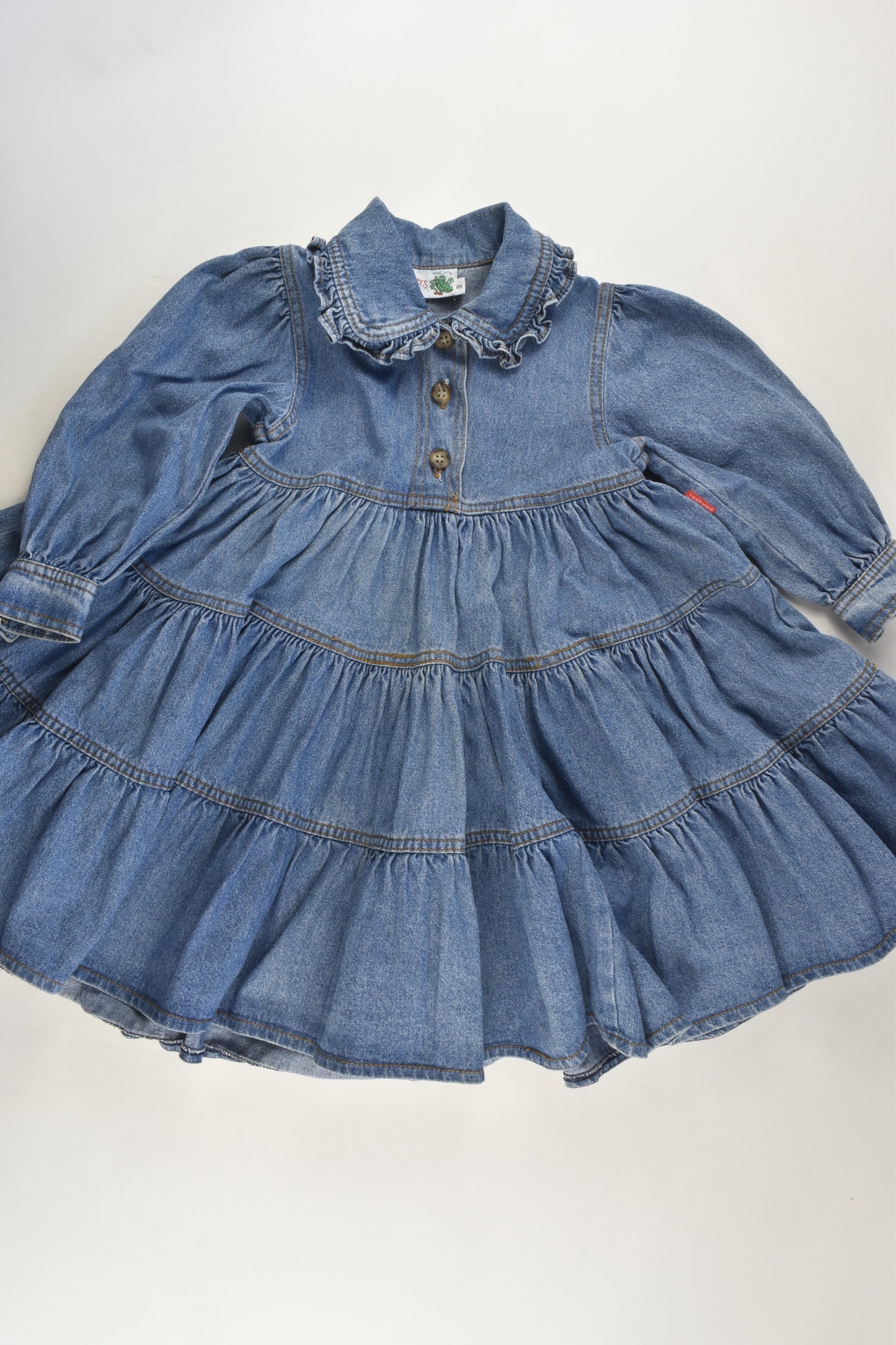Hoppers Size 4-5 (108 cm) Vintage Denim Dress