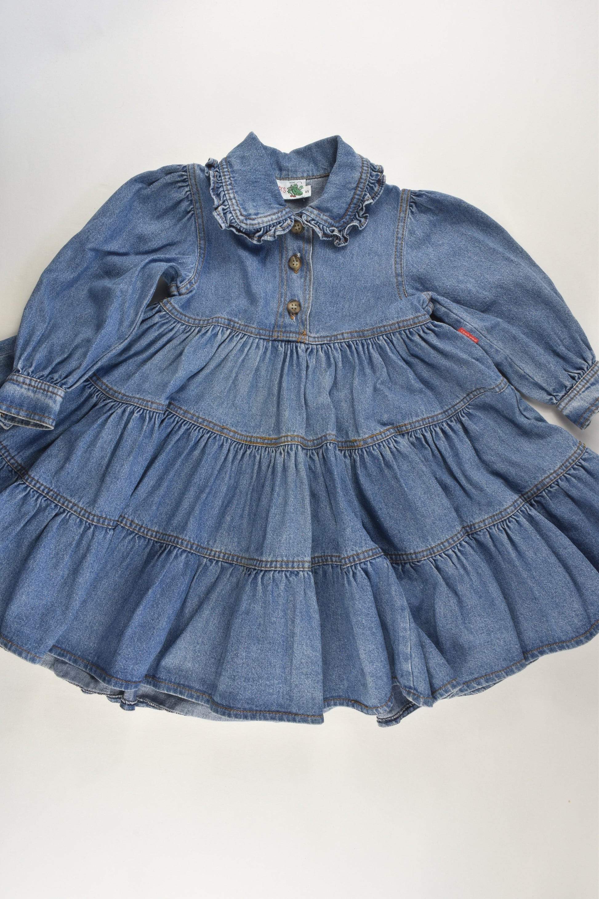 Hoppers Size 4-5 (108 cm) Vintage Denim Dress