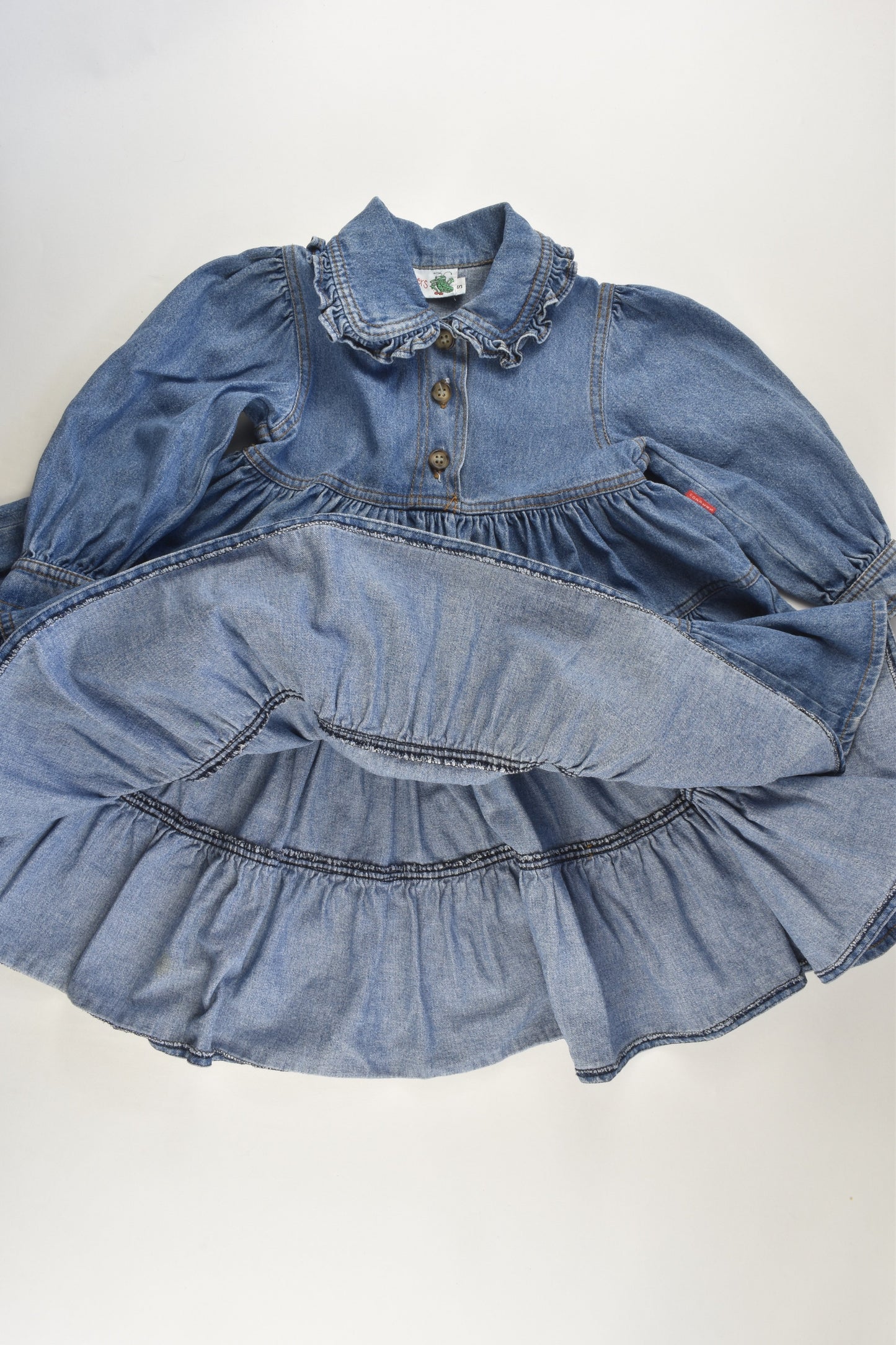 Hoppers Size 4-5 (108 cm) Vintage Denim Dress