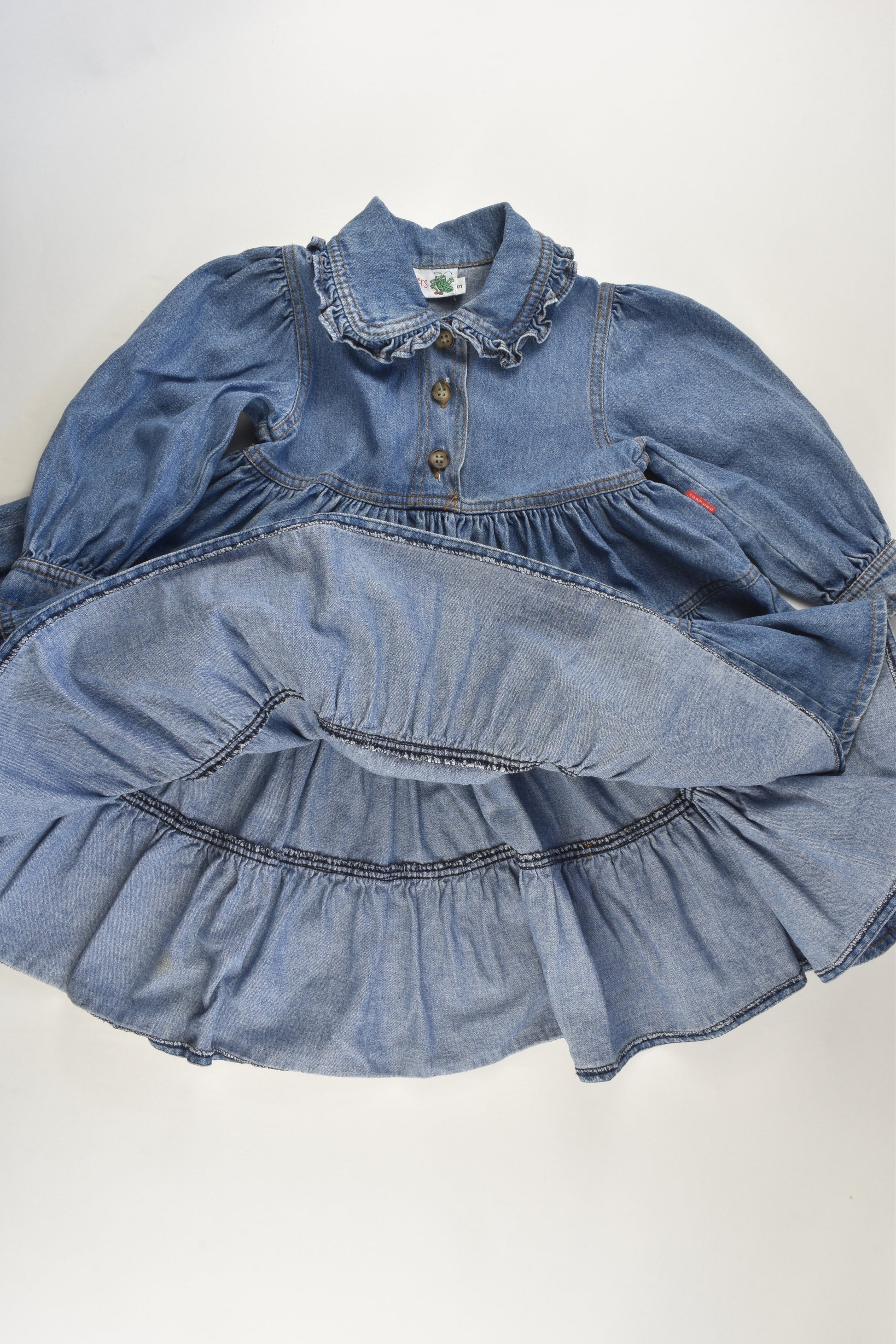 Hoppers Size 4-5 (108 cm) Vintage Denim Dress