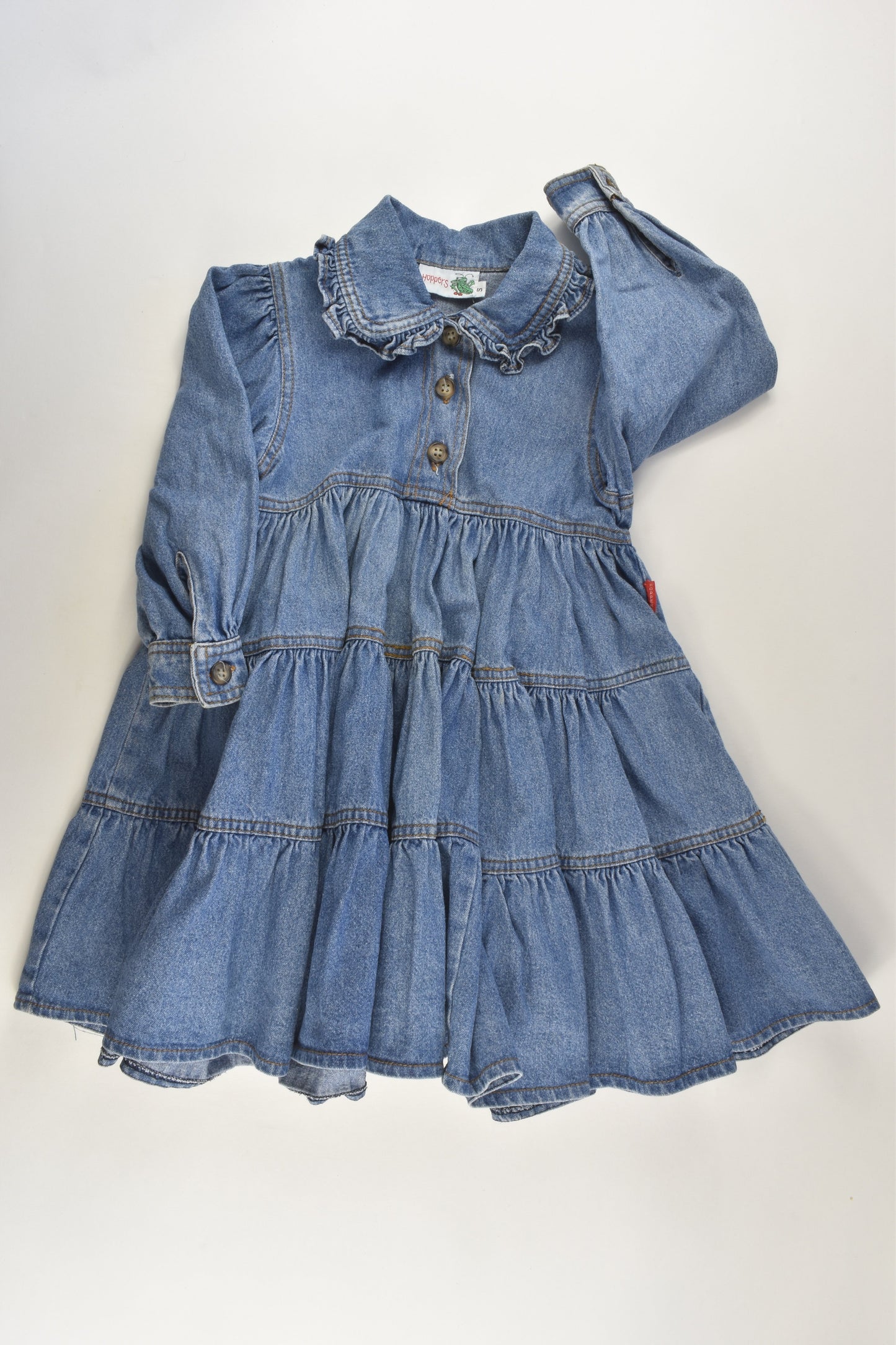 Hoppers Size 4-5 (108 cm) Vintage Denim Dress