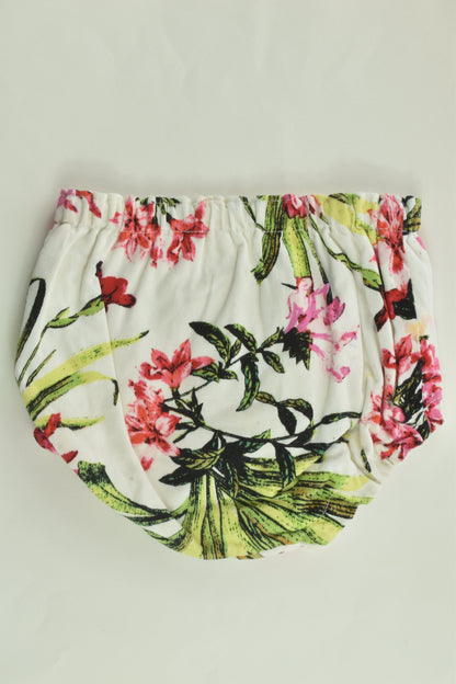 Hopscotch Baby Size 1 Lined Floral Nappy Cover