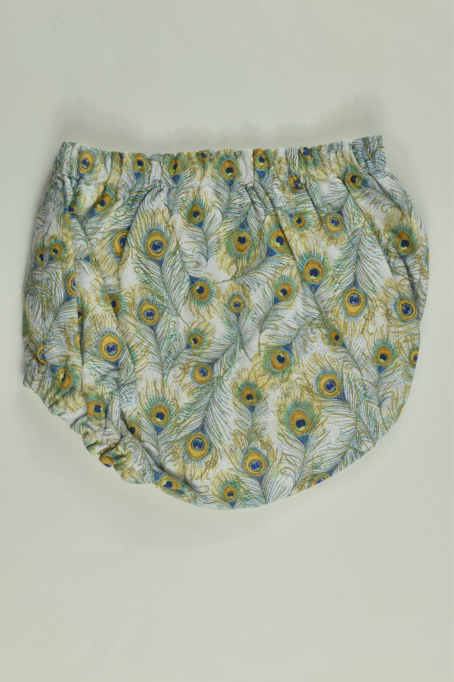 Hopscotch Baby Size 1 Peacock Lined Nappy Cover