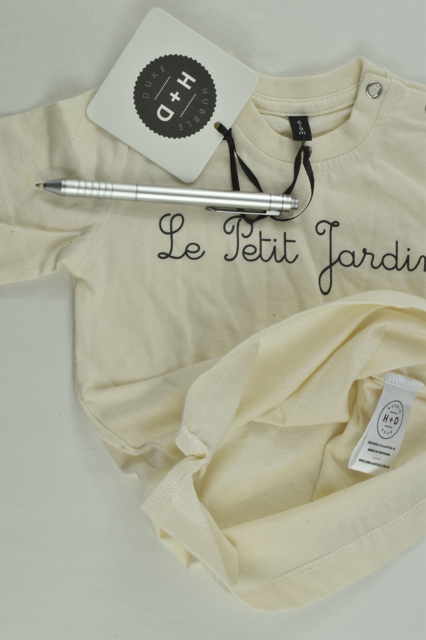Hubble & Duke Size 0 (6-9 months) 'Le Petit Jardin' T-shirt