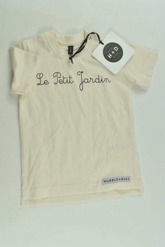 Hubble & Duke Size 0 (6-9 months) 'Le Petit Jardin' T-shirt