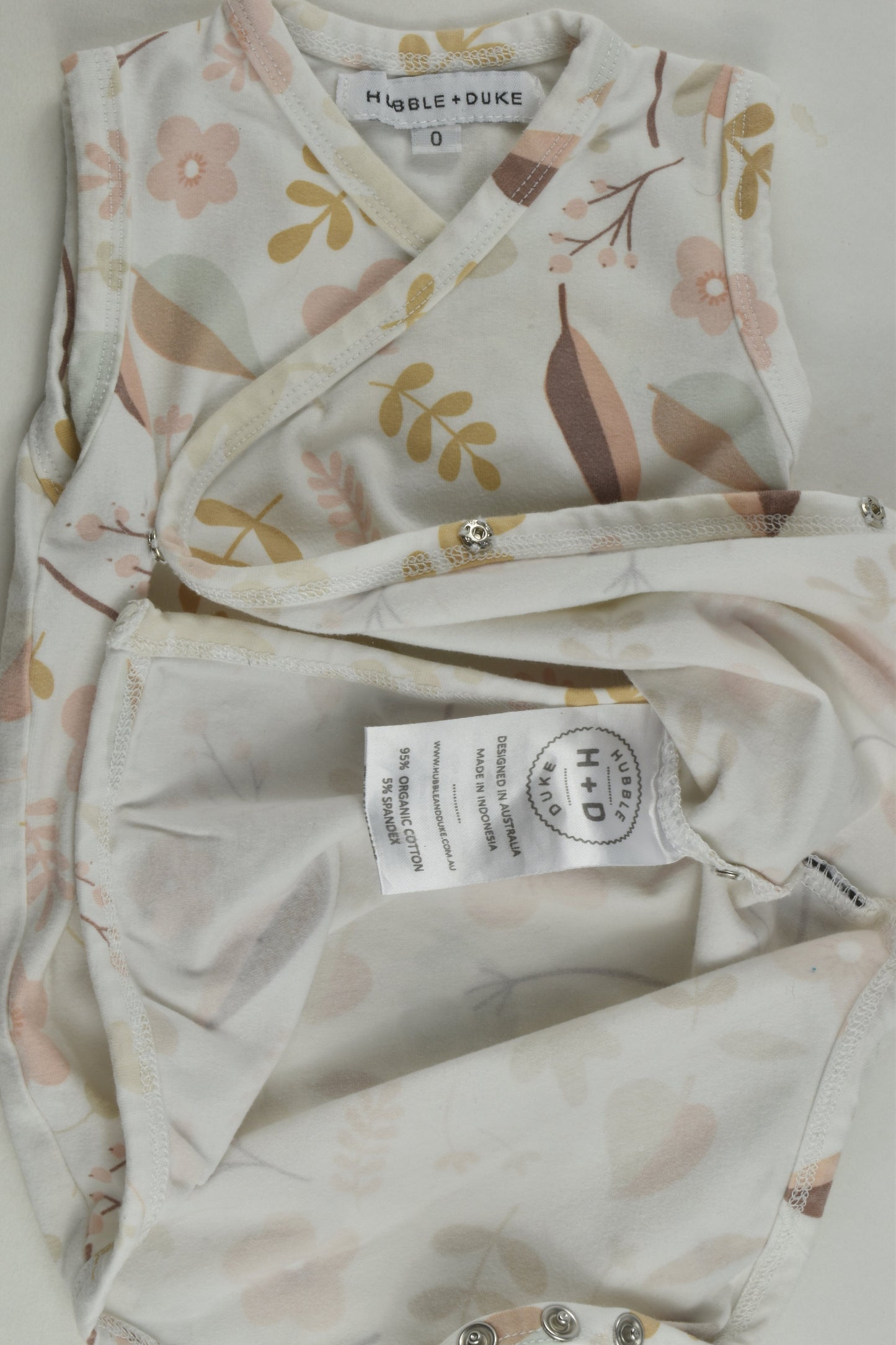 Hubble + Duke Size 0 Wrap Bodysuit