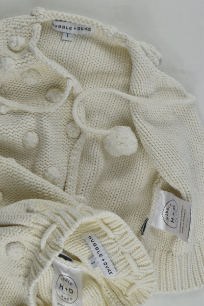 Hubble and Duke Size 1 Knit Outfit