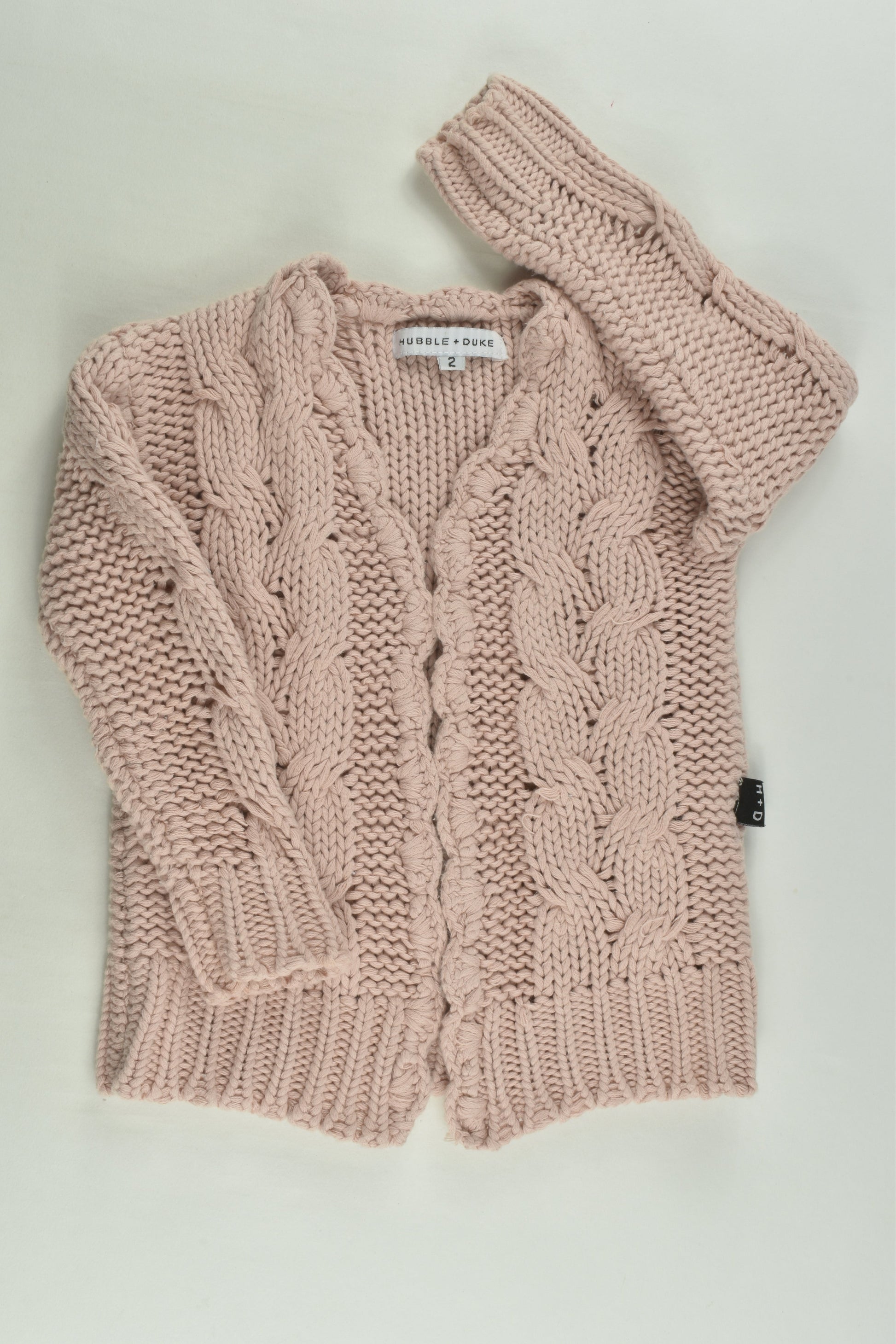 Hubble and Duke Size 2 Knit Cardigan