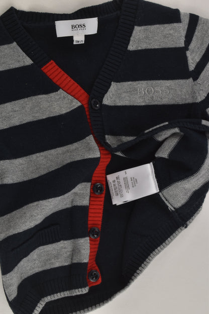 Hugo Boss Size 0 (9 months, 71 cm) Knit Cardigan
